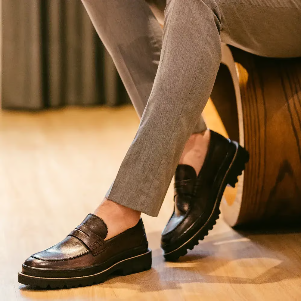 Sapato loafer masculino